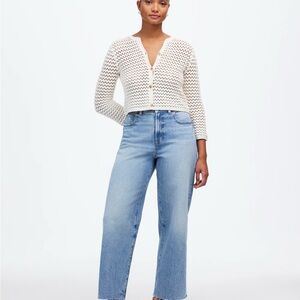 Madewell Women's Classic‎ Light Blue Straight Leg Jeans